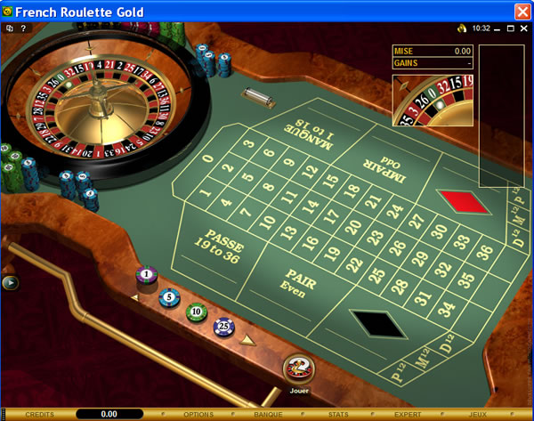 table de roulette casino
