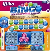 jeu a gratter bingo