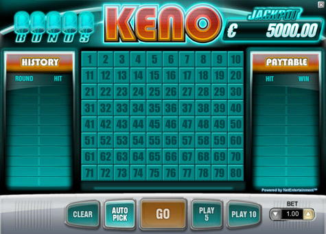 keno bonus