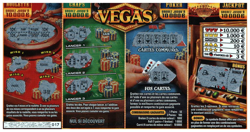 jeux a gratter vegas jackpot bonus